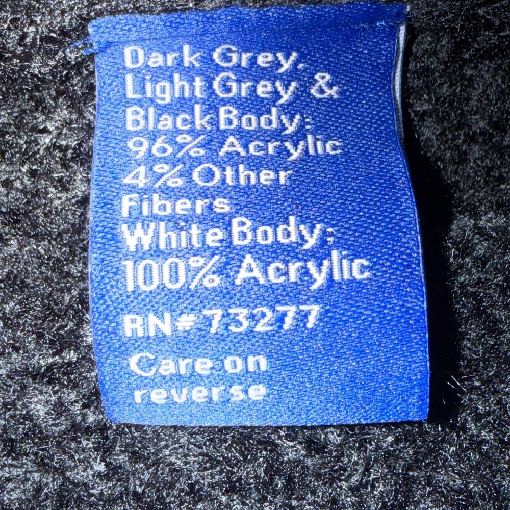 Elle Black and White Cowl Neck Sweater - Picture 7 of 8